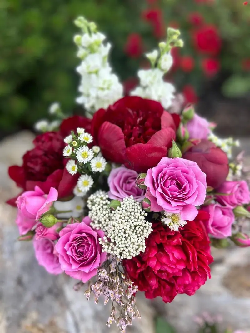 Spring seasonal bouquet by Vintage Blooms KC